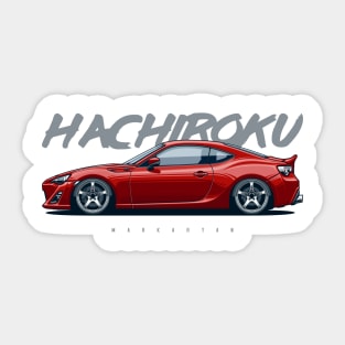 Hachiroku GT86 Sticker